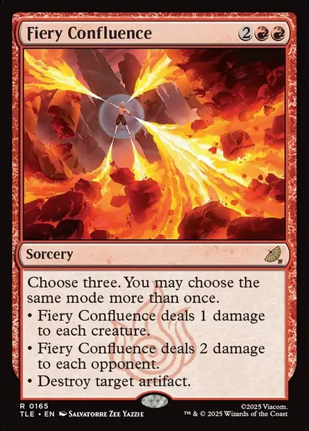 Fiery Confluence, Magic card TLE 165 — Avatar: The Last Airbender Eternal set