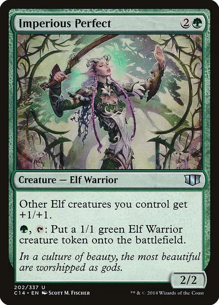 Imperious Perfect, Magic card C14 202 — Commander 2014 set