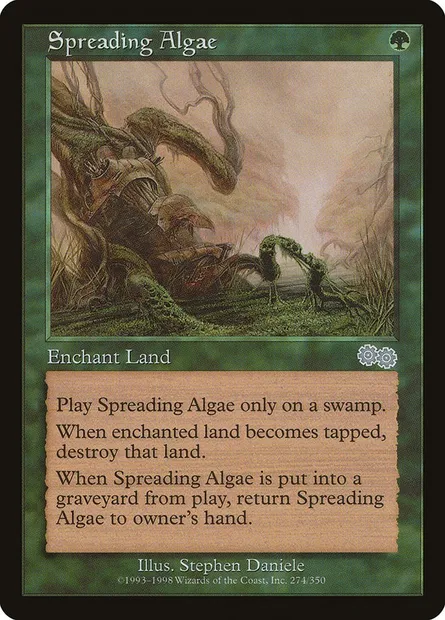 Algue envahissante, carte Magic USG 274 — extension Epopée d'Urza