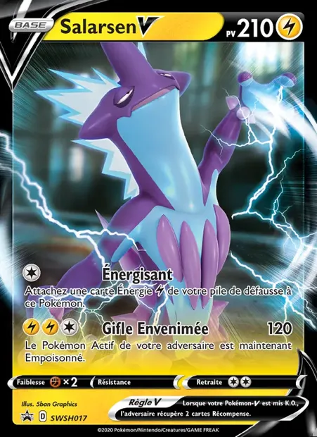 Salarsen V, carte Pokémon SWSH 017 — extension Promo SWSH