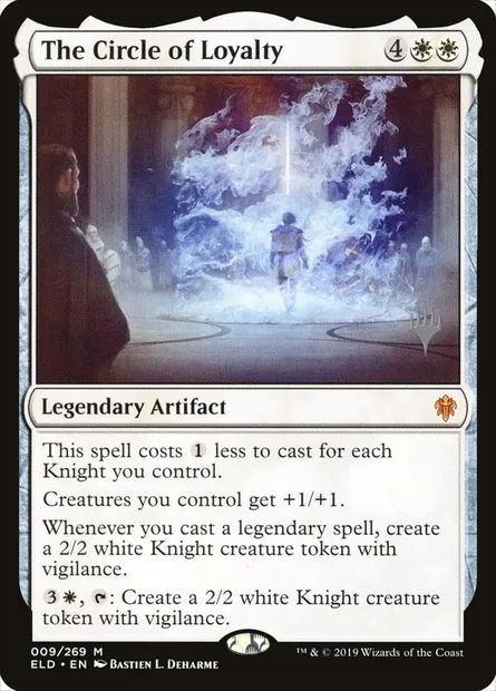 The Circle of Loyalty, Magic card PELD 9p — Throne of Eldraine Promos set