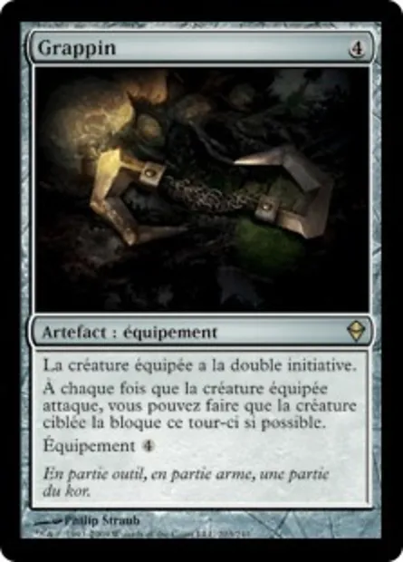 Grappin, carte Magic ZEN 203 — extension Zendikar