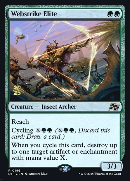 Webstrike Elite, Magic card PDFT 186s — Aetherdrift Promos set