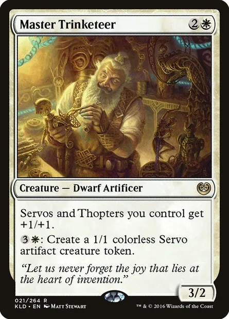 Master Trinketeer, Magic card KLD 21 — Kaladesh set