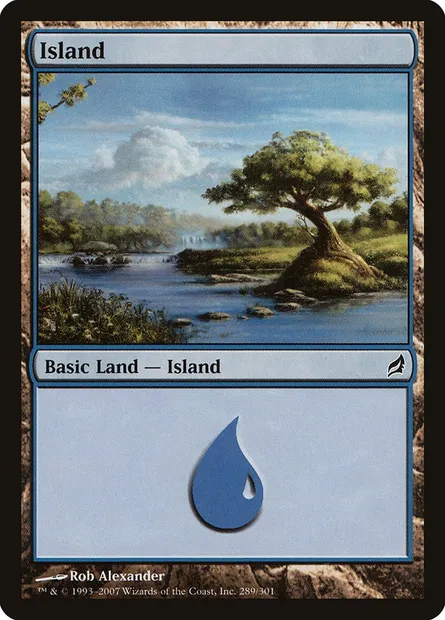 Island, Magic card LRW 289 — Lorwyn set