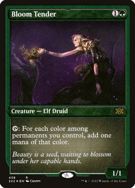 Bloom Tender, Magic card 2X2 458 — Double Masters 2022 set