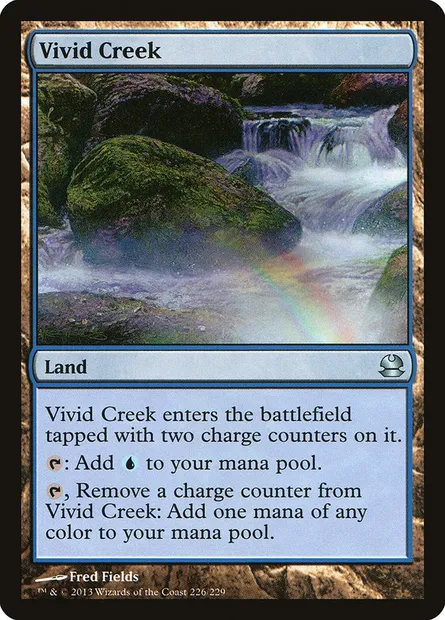 Vivid Creek, Magic card MMA 226 — Modern Masters set