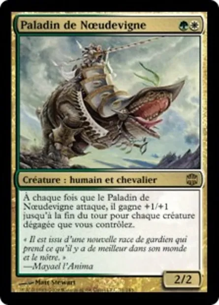 Paladin de Nœudevigne, carte Magic ARB 71 — extension La Renaissance d'Alara