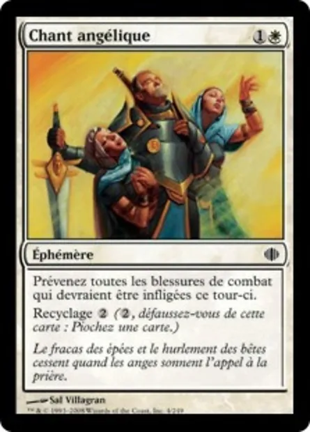 Chant angélique, carte Magic ALA 4 — extension Les éclats d'Alara