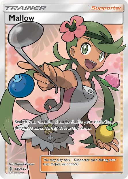 Mallow, Pokémon card GRI 145 — Guardians Rising set