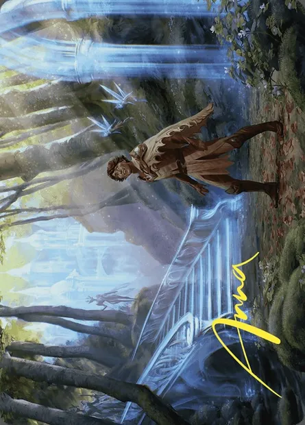 Into the Fae Court // Into the Fae Court, Magic card AWOE 7 — Wilds of Eldraine Art Series set