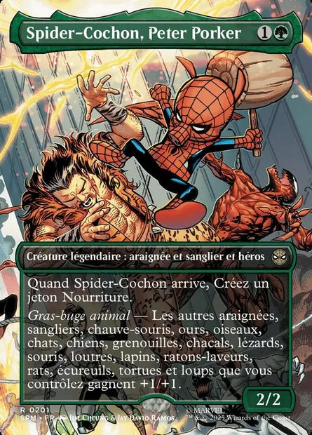 Spider-Cochon, Peter Porker, carte Magic SPM 201 — extension Marvel's Spider-Man