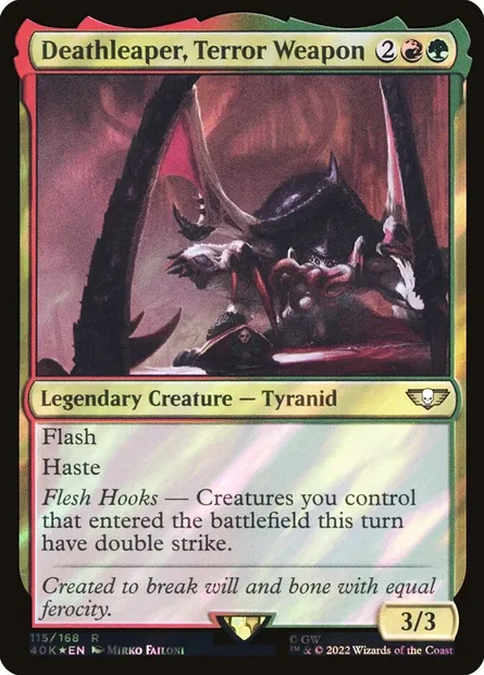 Deathleaper, Terror Weapon, Magic card 40K 115★ — Warhammer 40,000 Commander set