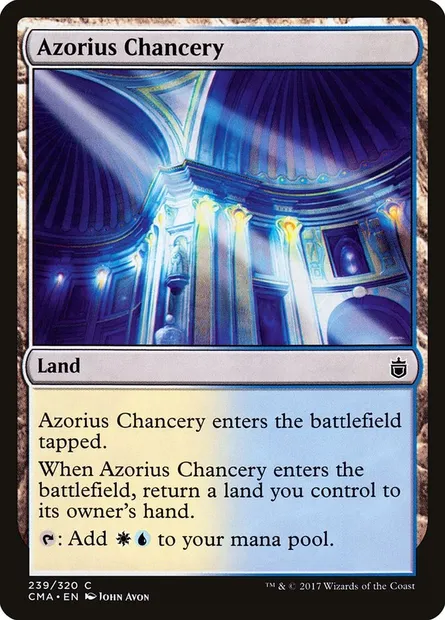 Azorius Chancery, Magic card CMA 239 — Commander Anthology set