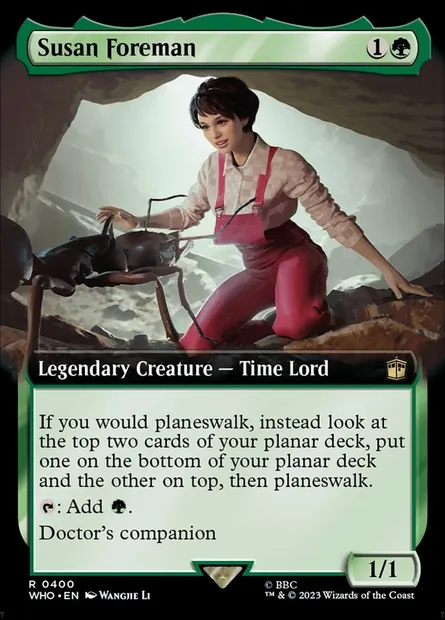 Susan Foreman, carte Magic WHO 400 — extension Doctor Who