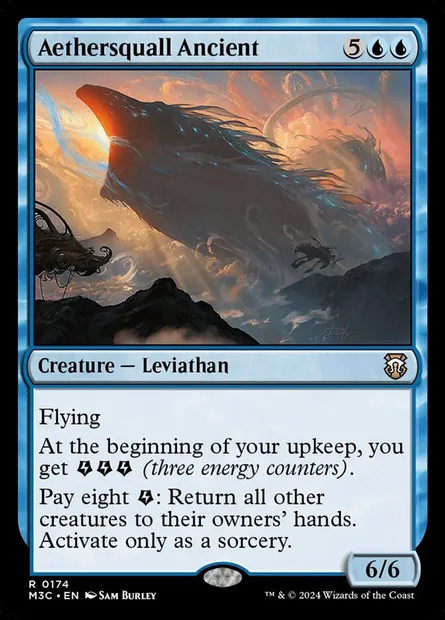 Aethersquall Ancient, Magic card M3C 174 — Modern Horizons 3 Commander set
