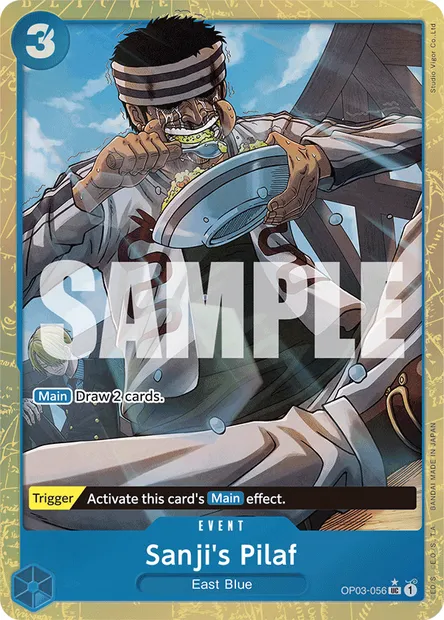 Sanji's Pilaf, One Piece card OP03-056 — PILLARS OF STRENGTH set