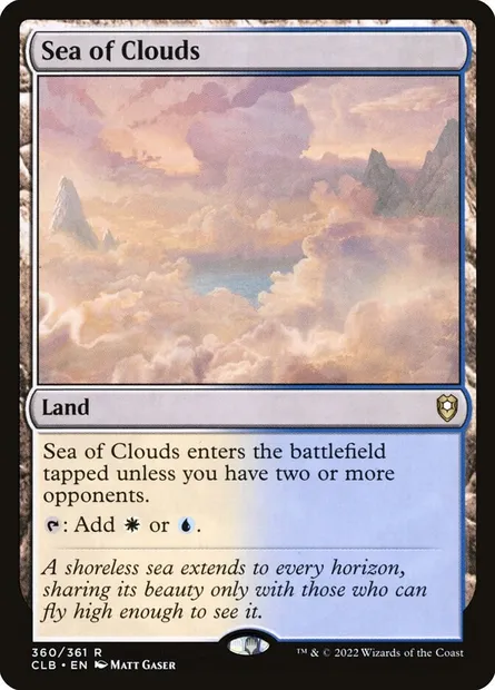 Sea of Clouds, Magic card CLB 360 — Commander Legends: Battle for Baldur's Gate set