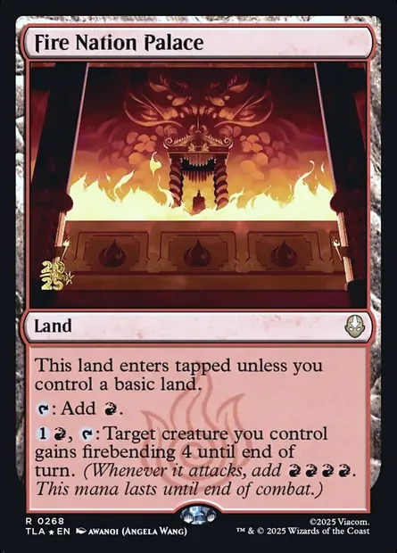 Fire Nation Palace, Magic card PTLA 268s — Avatar: The Last Airbender Promos set