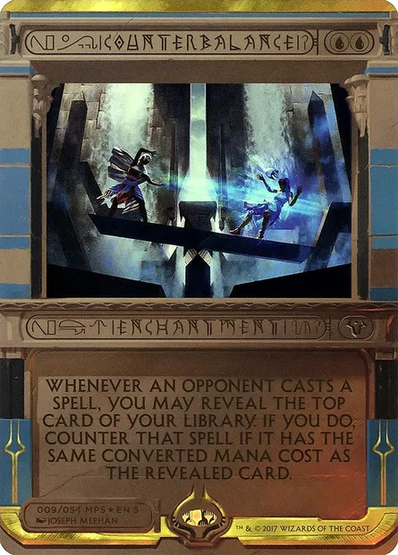 Contrepoids, carte Magic MP2 9 — extension Amonkhet Invocations
