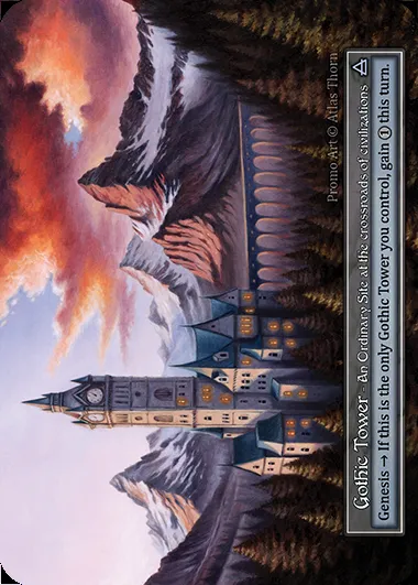 Gothic Tower, Sorcery card PRO 059 — Promotional set