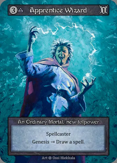 Apprentice Wizard, Sorcery card ALP 019 — Alpha set