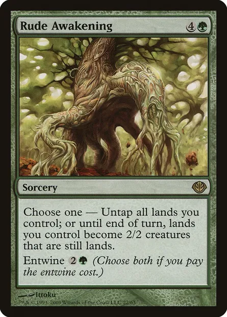 Éveil brusque, carte Magic DDD 22 — extension Duel Decks: Garruk vs. Liliana