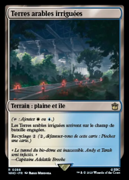 Terres arables irriguées, carte Magic WHO 288 — extension Doctor Who