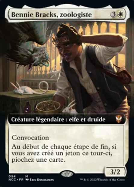 Bennie Bracks, zoologiste, carte Magic NCC 94 — extension New Capenna Commander