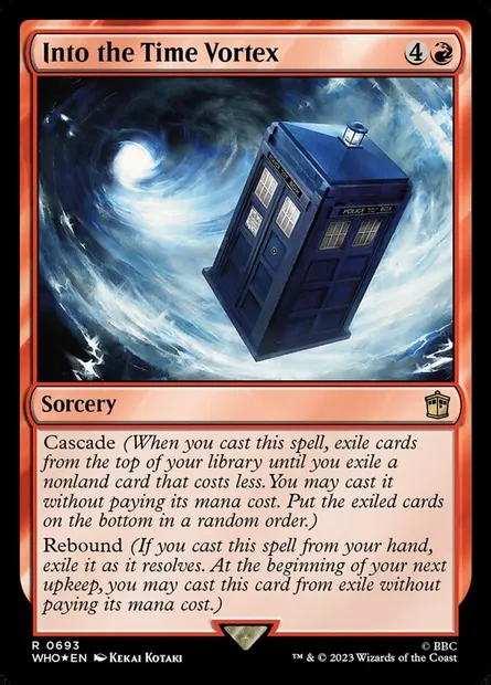Into the Time Vortex, Magic card WHO 693 — Doctor Who set