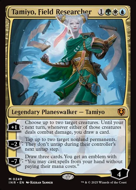 Tamiyo, chercheuse sur le terrain, carte Magic INR 249 — extension Innistrad Remastered