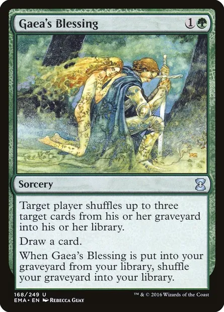 Gaea's Blessing, Magic card EMA 168 — Eternal Masters set