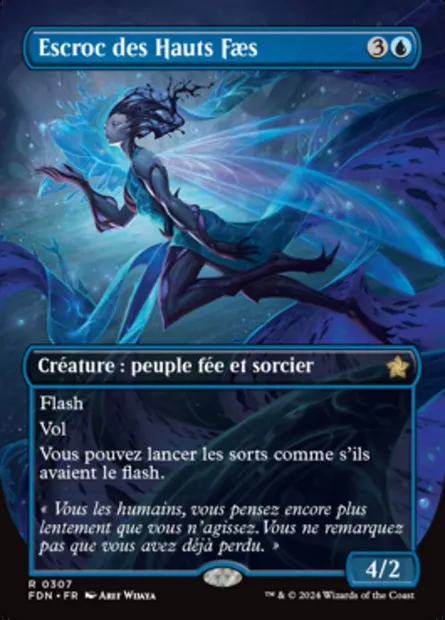 Escroc des Hauts Faes, carte Magic FDN 307 — extension Foundations