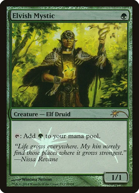 Mystique elfe, carte Magic F14 2 — extension Friday Night Magic 2014