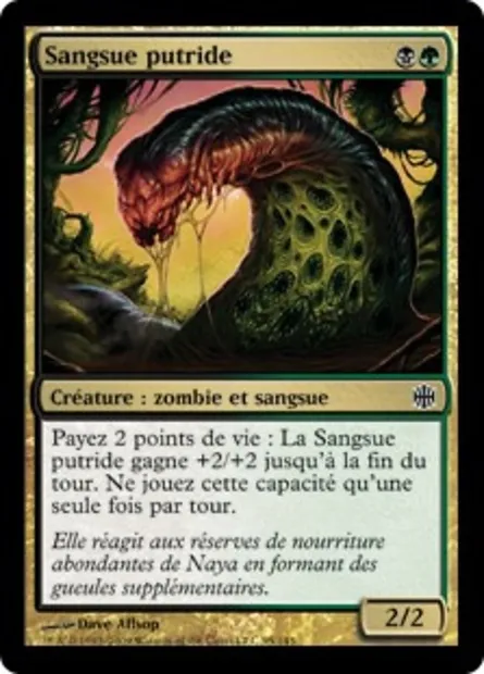 Sangsue putride, carte Magic ARB 95 — extension La Renaissance d'Alara