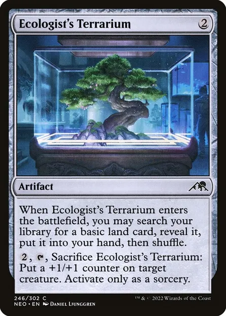 Ecologist's Terrarium, Magic card NEO 246 — Kamigawa: Neon Dynasty set