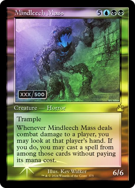 Mindleech Mass, Magic card RVR 375z — Ravnica Remastered set
