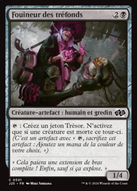 Fouineur des tréfonds, carte Magic J25 501 — extension Foundations Jumpstart