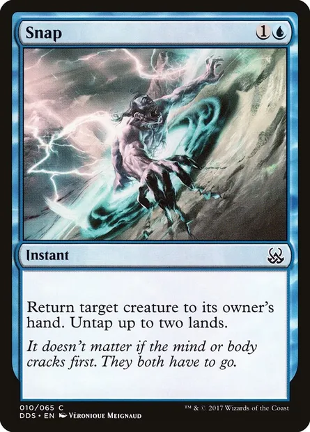 Claquement, carte Magic DDS 10 — extension Duel Decks: Mind vs. Might