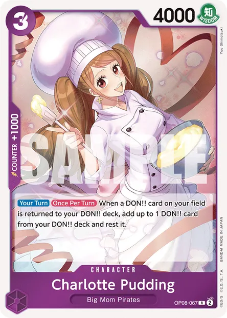 Charlotte Pudding, carte One Piece OP08-067 — extension TWO LEGENDS