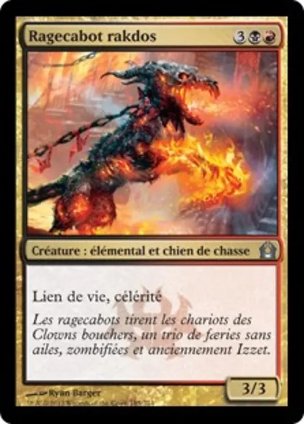 Ragecabot rakdos, carte Magic RTR 185 — extension Retour à Ravnica