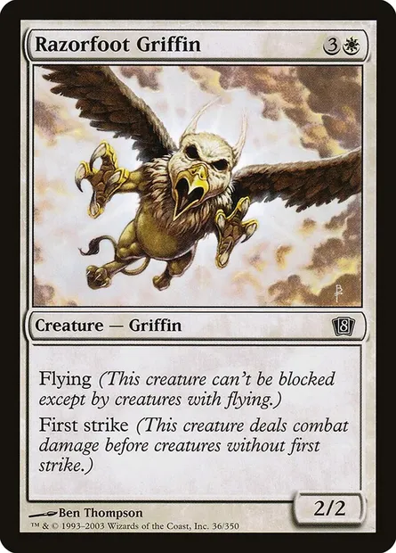 Razorfoot Griffin, Magic card 8ED 36★ — Eighth Edition set