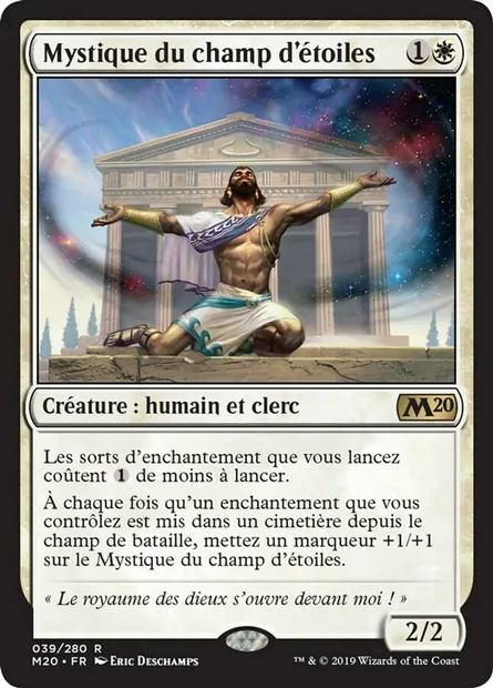 Mystique du champ d'étoiles, carte Magic M20 39 — extension Core Set 2020