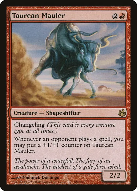 Taurean Mauler, Magic card MOR 109 — Morningtide set