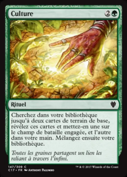 Culture, carte Magic C17 147 — extension Commander 2017