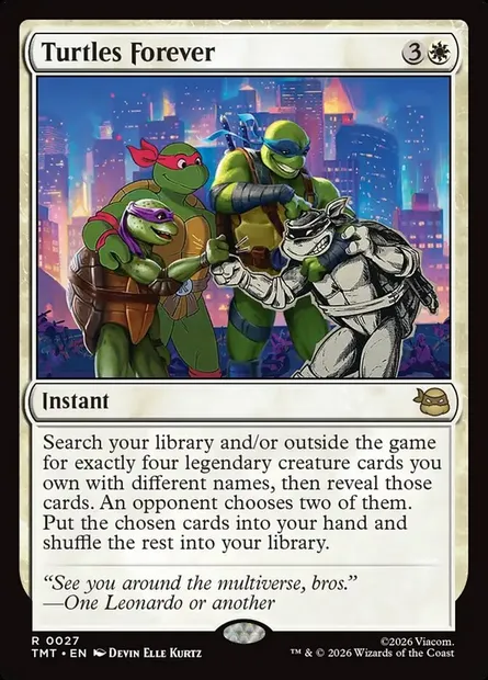 Turtles Forever, Magic card TMT 27 — Teenage Mutant Ninja Turtles set