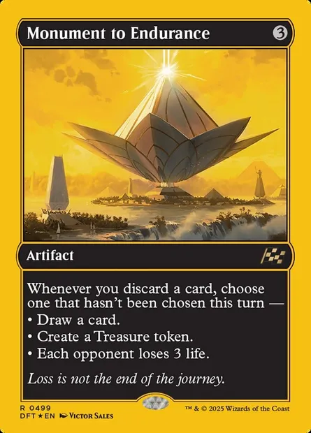 Monument to Endurance, Magic card DFT 499 — Aetherdrift set