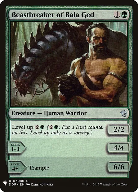 Beastbreaker of Bala Ged, Magic card PLST DDP-10 — The List set