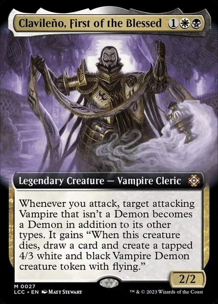 Clavileño, First of the Blessed, Magic card LCC 27 — The Lost Caverns of Ixalan Commander set