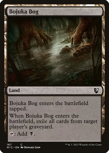 Bojuka Bog, Magic card MIC 167 — Midnight Hunt Commander set